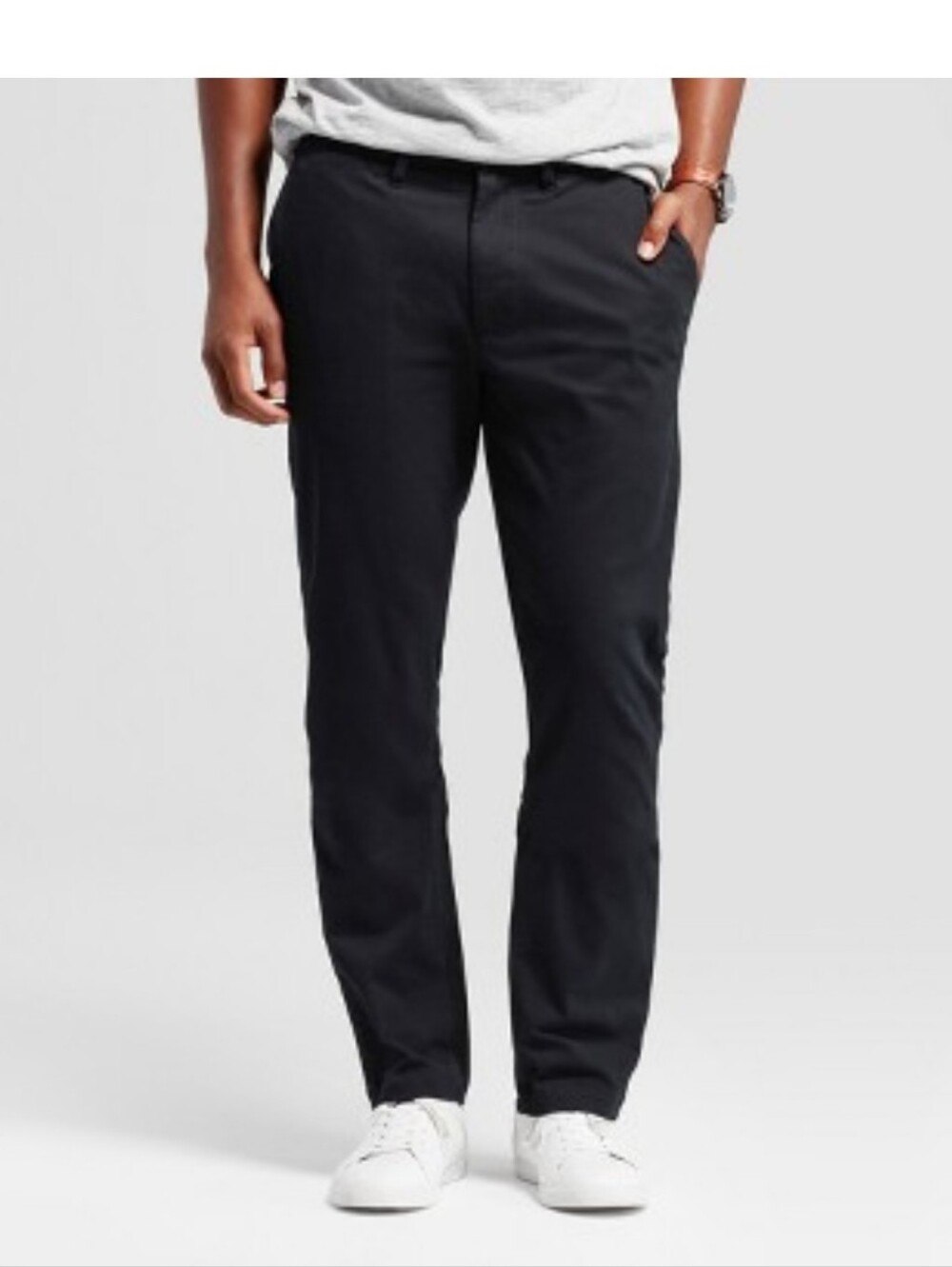Goodfellow & Co Athletic Fit Chino Pants — Black